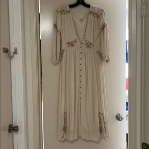 Flowing multi color dress